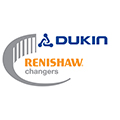 Renishaw changers promotion logo - Dukin