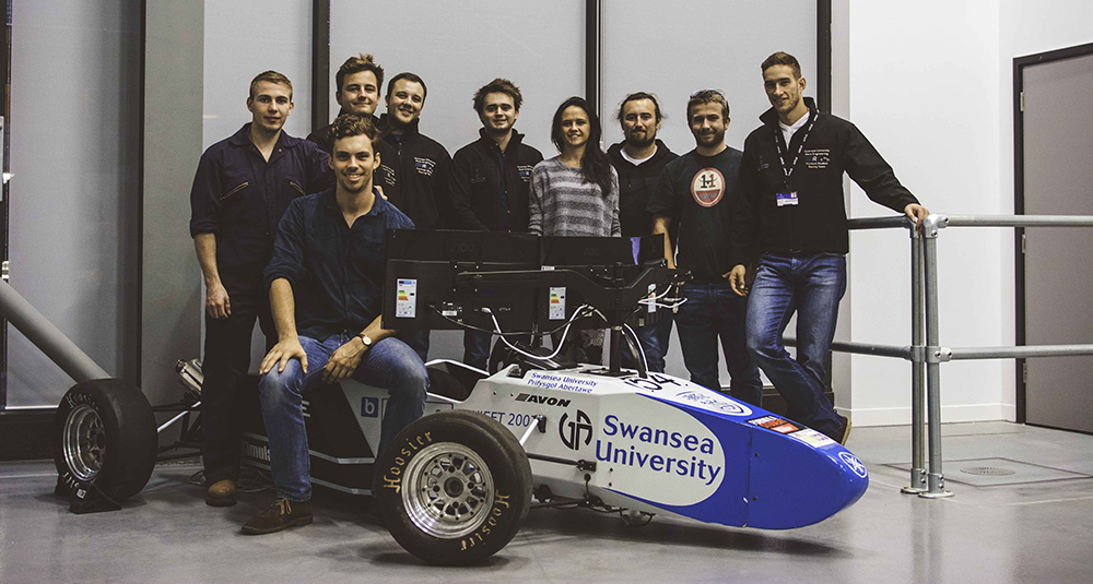 Team der Swansea Formula Society of Automotive Engineers (FSAE), Swansea University