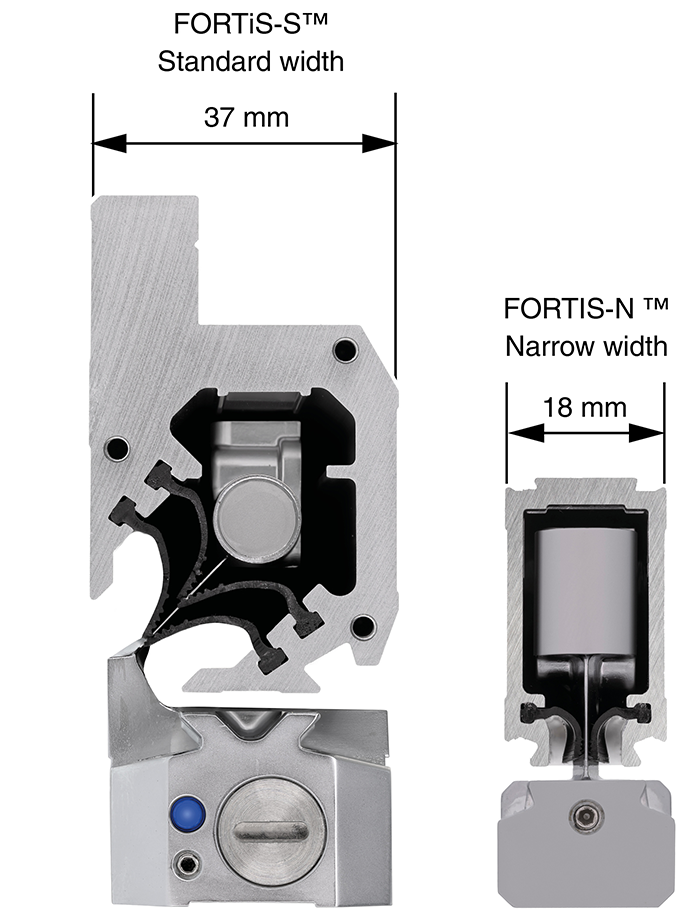 Sections of FORTiS-S and FORTiS-N encoders