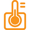 Symbol „Materialtemperatur“
