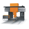 CNC-Werkzeugmaschine in Gantry-Bauweise