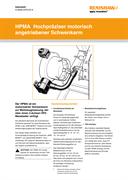 Datenblatt:  HPMA Hochpräziser motorisch angetriebener Schwenkarm