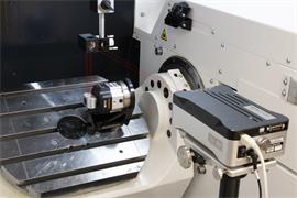 Off-axis rotary measurement with XR20 rotary axis calibrator and XL-80 laser