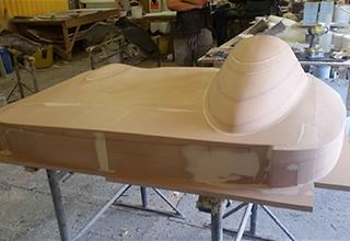 Equinox Case study: The 16 sections had to fit together accurately to ensure that the fibreglass mould would require the minimum of hand finishing